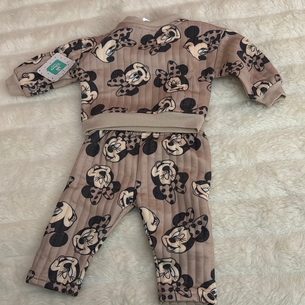 Disney Kids Matching Set - Brown and Cream
